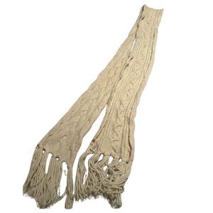 Hollister skinny cream scarf